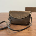 Genuine Leather Vintage Small Square Bag - IVOIRART.COM