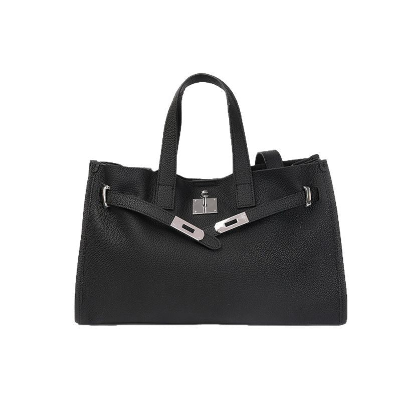 Genuine Leather Women's Large Capacity Portable Crossbody Shoulder Bag - IVOIRART.COM