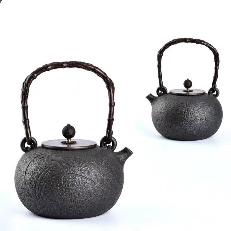 Gilded iron pot - IVOIRART.COM