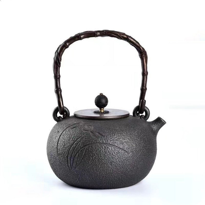 Gilded iron pot - IVOIRART.COM
