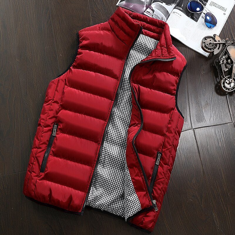 Gilet en coton duveté, style polyvalent et confort optimal, disponible en plusieurs tailles - IVOIRART.COM