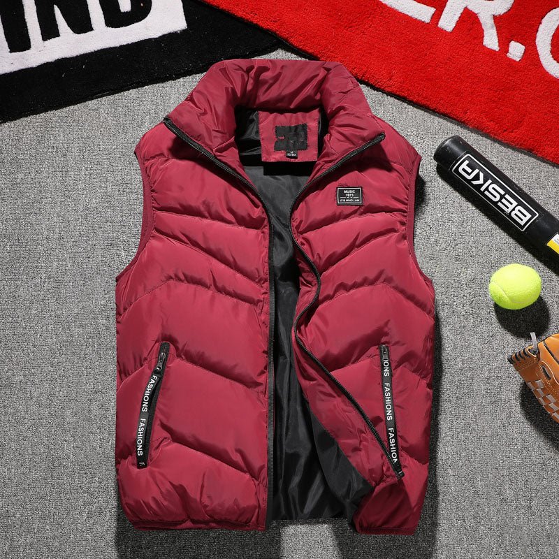 Gilet en coton duveté, style polyvalent et confort optimal, disponible en plusieurs tailles - IVOIRART.COM