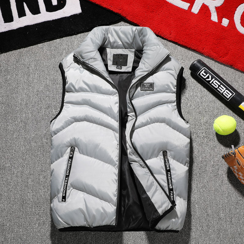 Gilet en coton duveté, style polyvalent et confort optimal, disponible en plusieurs tailles - IVOIRART.COM