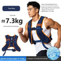 Gilet lesté Gel-cooling 3.7kg/7.3kg - Confort polyester pour entraînement sport - IVOIRART.COM