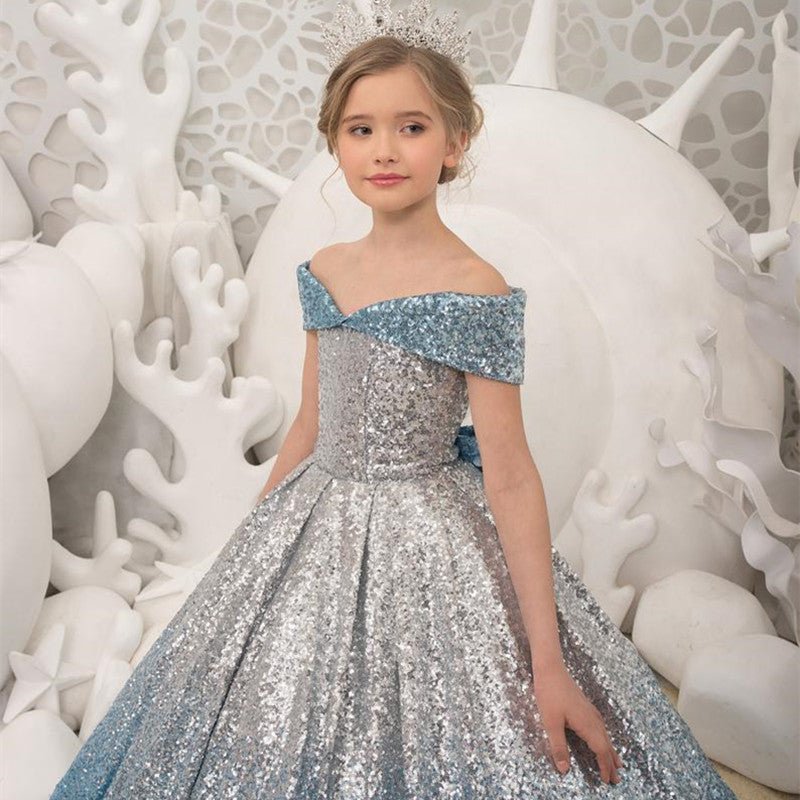 Girls long tail dress - IVOIRART.COM