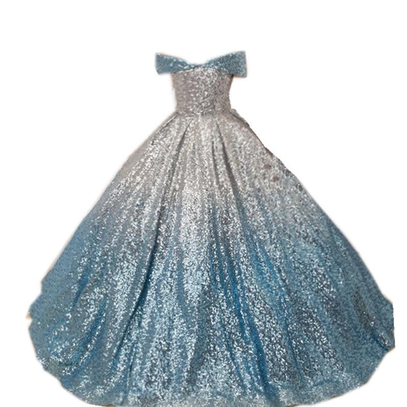 Girls long tail dress - IVOIRART.COM