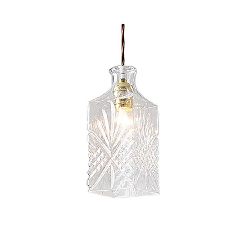 Glass bottle chandelier - IVOIRART.COM