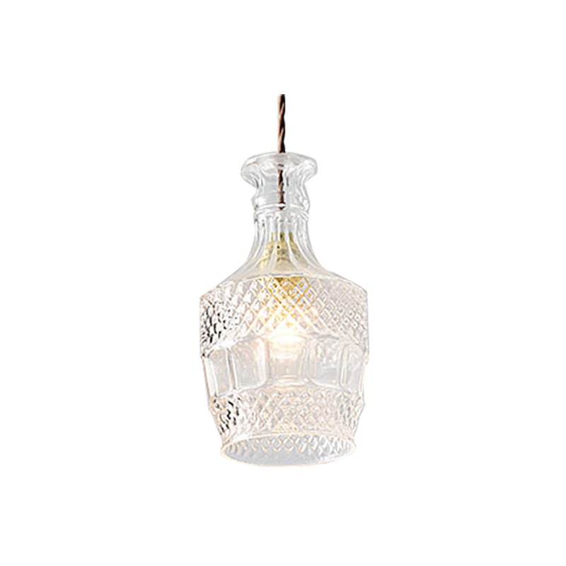 Glass bottle chandelier - IVOIRART.COM