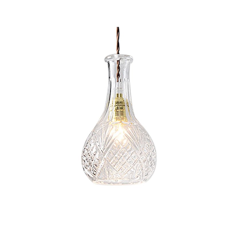 Glass bottle chandelier - IVOIRART.COM