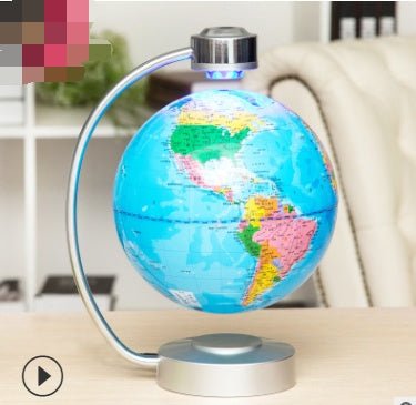 Globe suspendu magnétique de 20 cm pour bureau, décoration et cadeau d’entreprise original - IVOIRART.COM