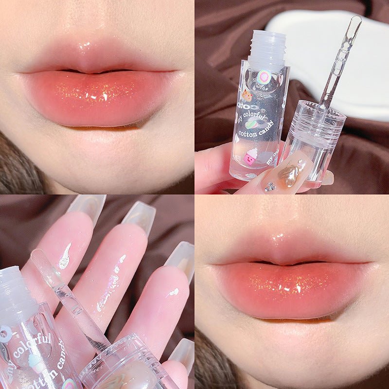 Gloss à Lèvres Transparent Cappuvini Cotton Candy - Baume Lèvres Doux et Brillant - IVOIRART.COM