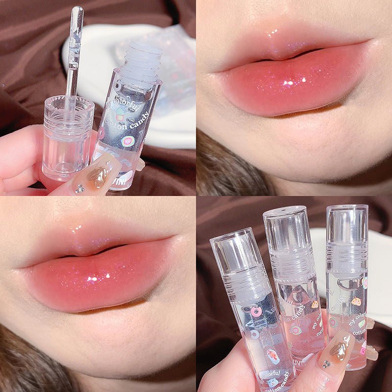 Gloss à Lèvres Transparent Cappuvini Cotton Candy - Baume Lèvres Doux et Brillant - IVOIRART.COM