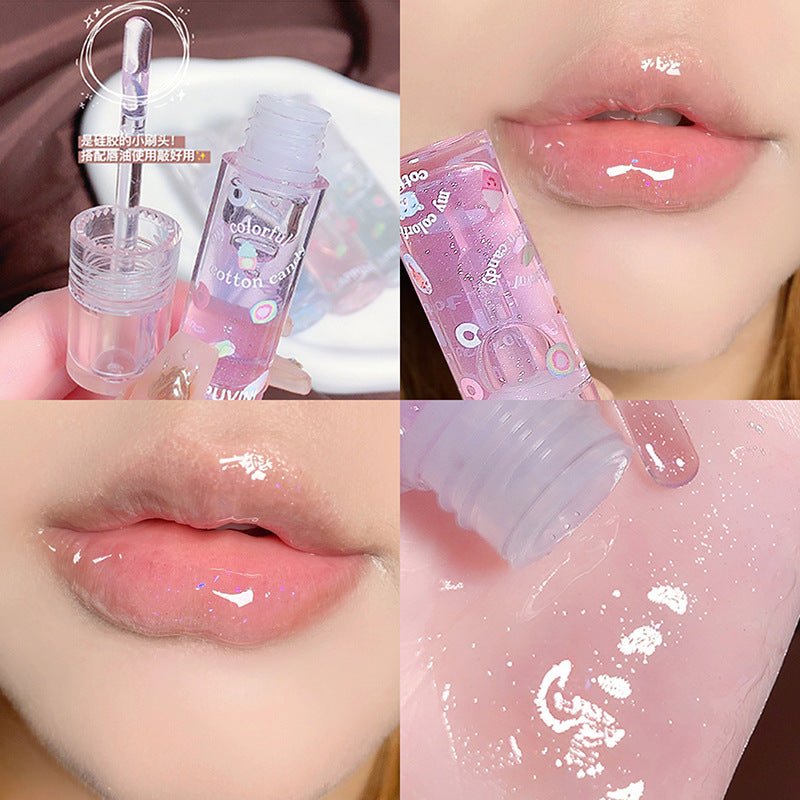 Gloss à Lèvres Transparent Cappuvini Cotton Candy - Baume Lèvres Doux et Brillant - IVOIRART.COM