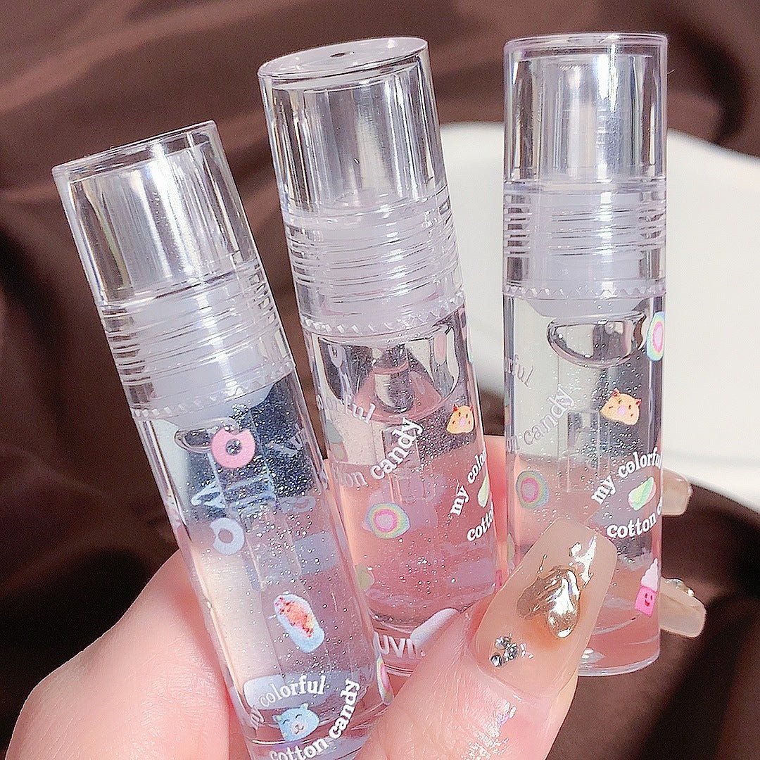 Gloss à Lèvres Transparent Cappuvini Cotton Candy - Baume Lèvres Doux et Brillant - IVOIRART.COM