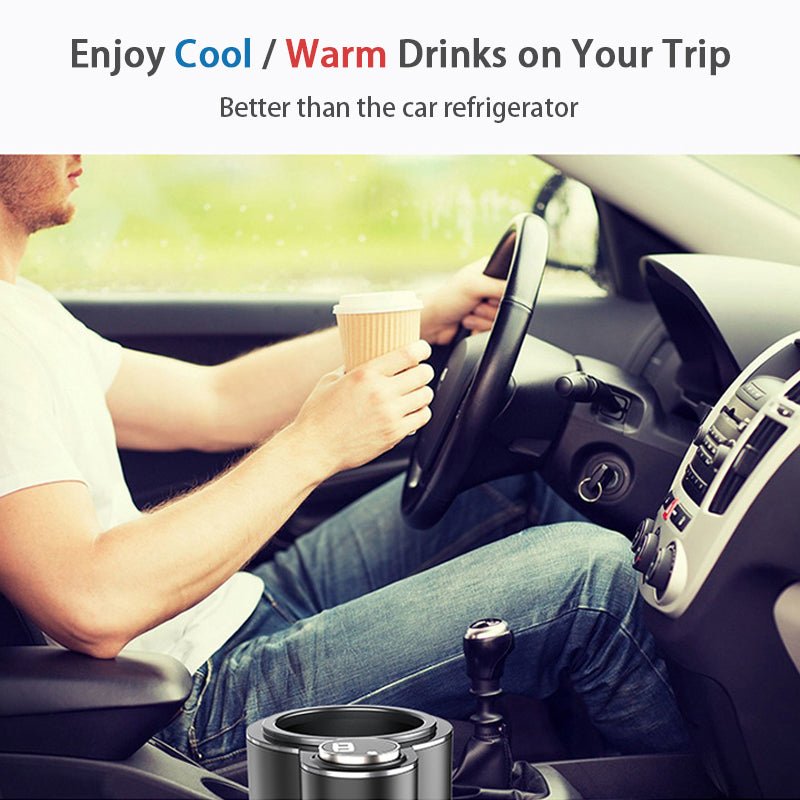 Gobelet Électrique Intelligente 2-en-1 Chauffant et Rafraîchissant pour Café et Boissons - IVOIRART.COM