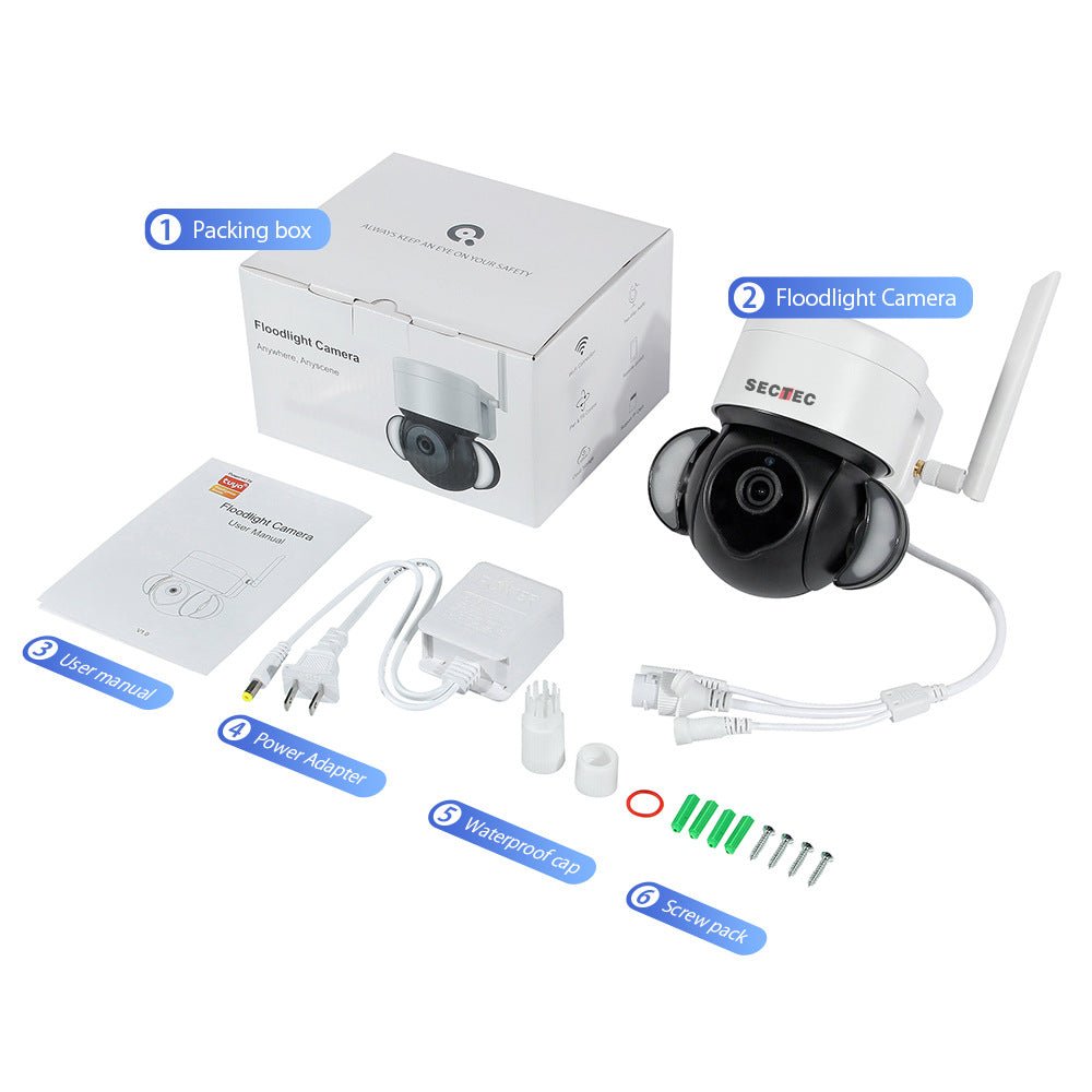Graffiti 4G Outdoor Surveillance Camera Courtyard Lighting - IVOIRART.COM