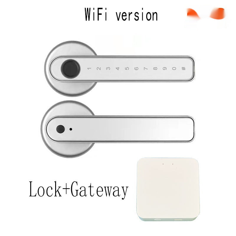 Graffiti Smart Spherical Door Handle Lock Wooden Door Fingerprint Password Lock - IVOIRART.COM