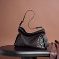 Grand sac bandoulière en cuir végétal tanné – spacieux, élégant et polyvalent XL - IVOIRART.COM