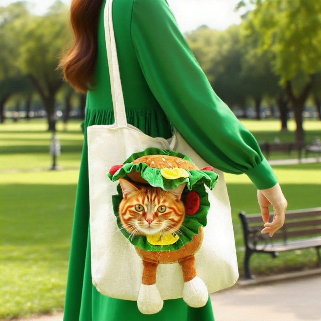 Grand sac de transport en toile avec ouverture supérieure pour animaux de compagnie - IVOIRART.COM