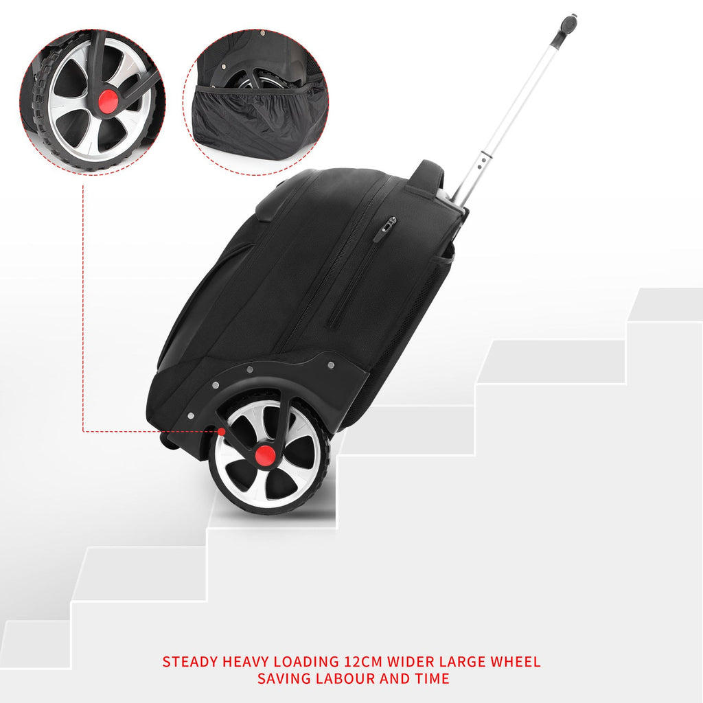 Grand sac trolley 18 pouces grande capacité avec système anti-fatigue - IVOIRART.COM
