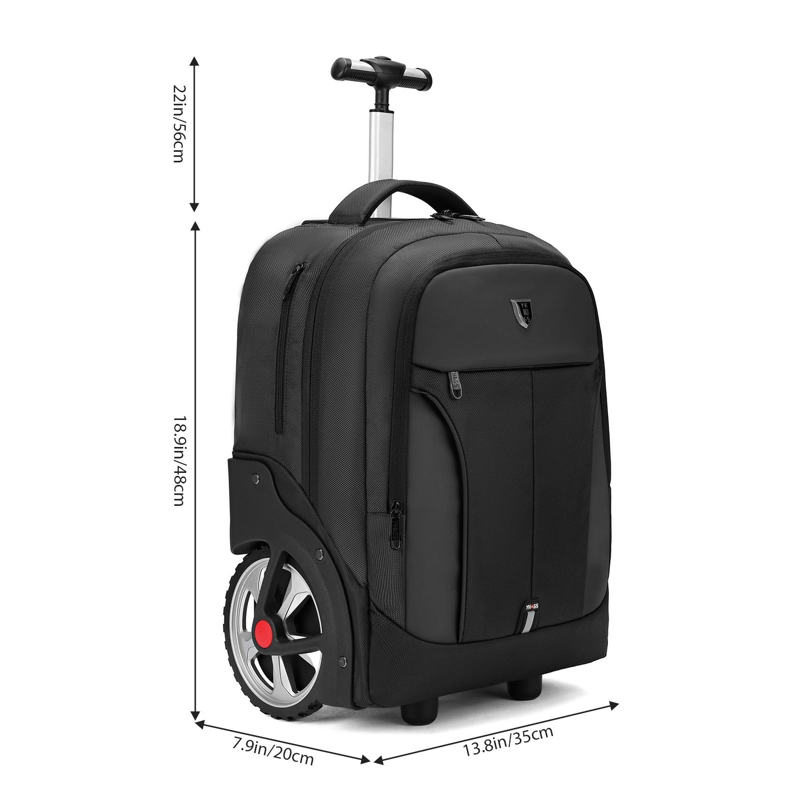 Grand sac trolley 18 pouces grande capacité avec système anti-fatigue - IVOIRART.COM