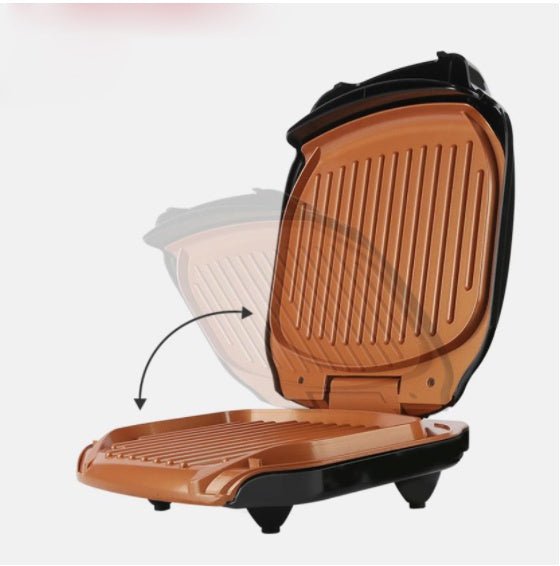 Gril double-face multifonctionnel pour la maison, compact et performant 24x28x11,6 cm - IVOIRART.COM