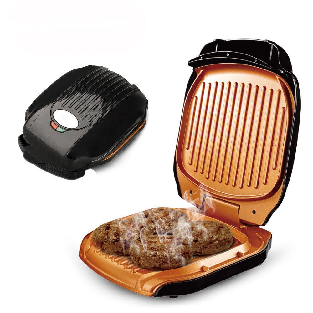 Gril double-face multifonctionnel pour la maison, compact et performant 24x28x11,6 cm - IVOIRART.COM