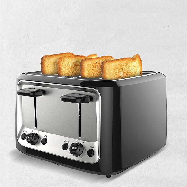Grille-pain automatique multifonction à quatre fentes pour usage domestique - IVOIRART.COM