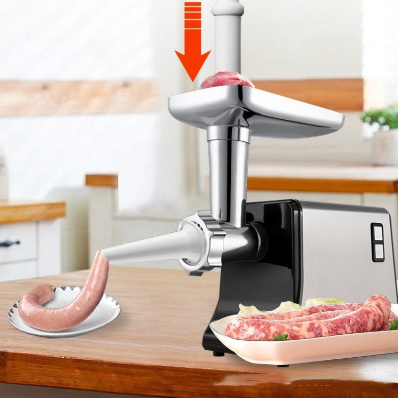 Hachoir à viande avec double lame de mélange pour préparation efficace - IVOIRART.COM