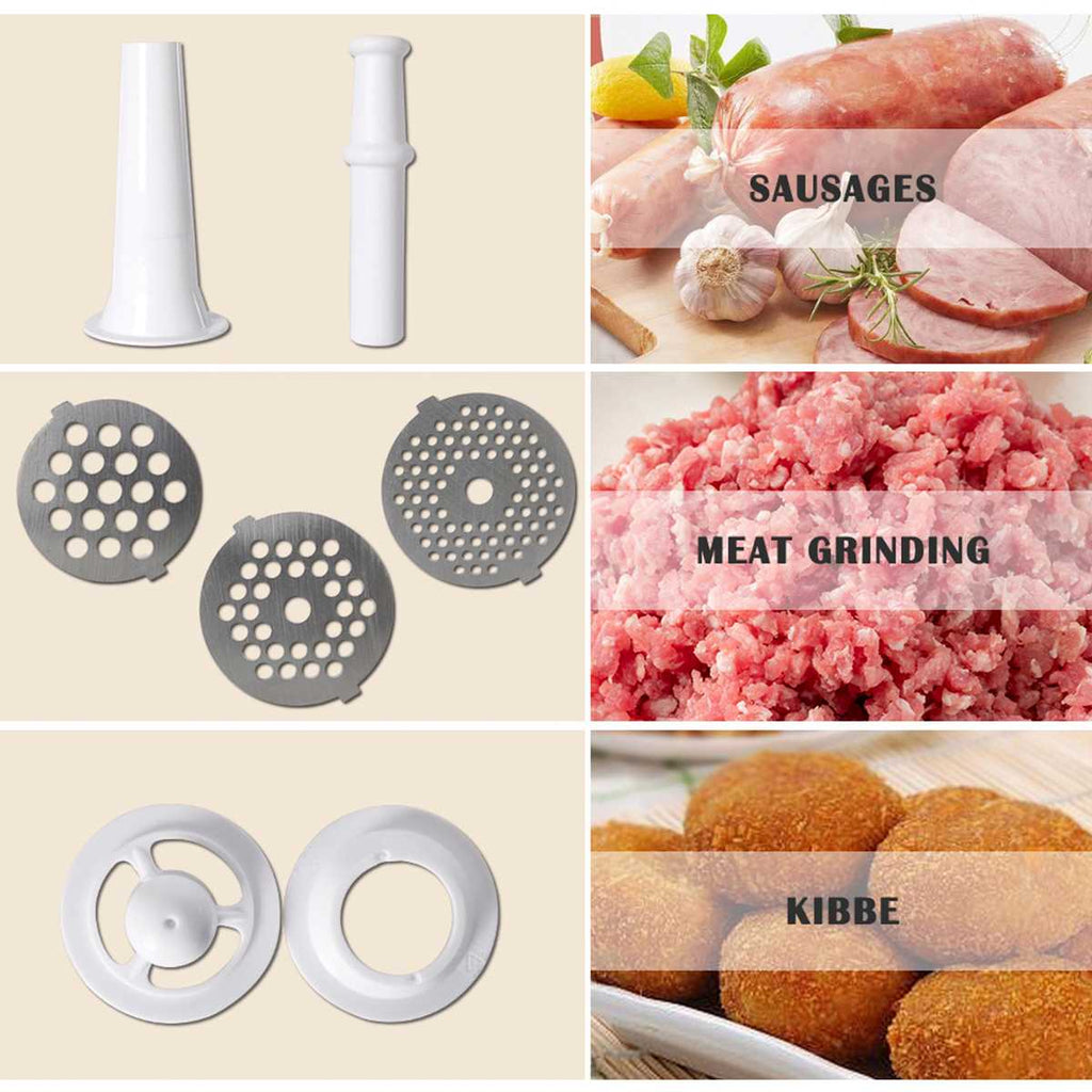 Hachoir à viande électrique multifonction avec moteur puissant 800W et design moderne - IVOIRART.COM