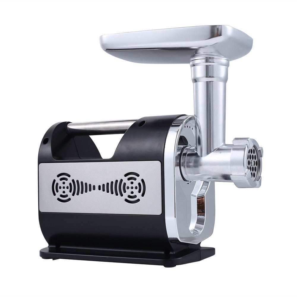Hachoir Électrique Simple et Élégant pour Viande, Style Industriel Mat Noir - IVOIRART.COM