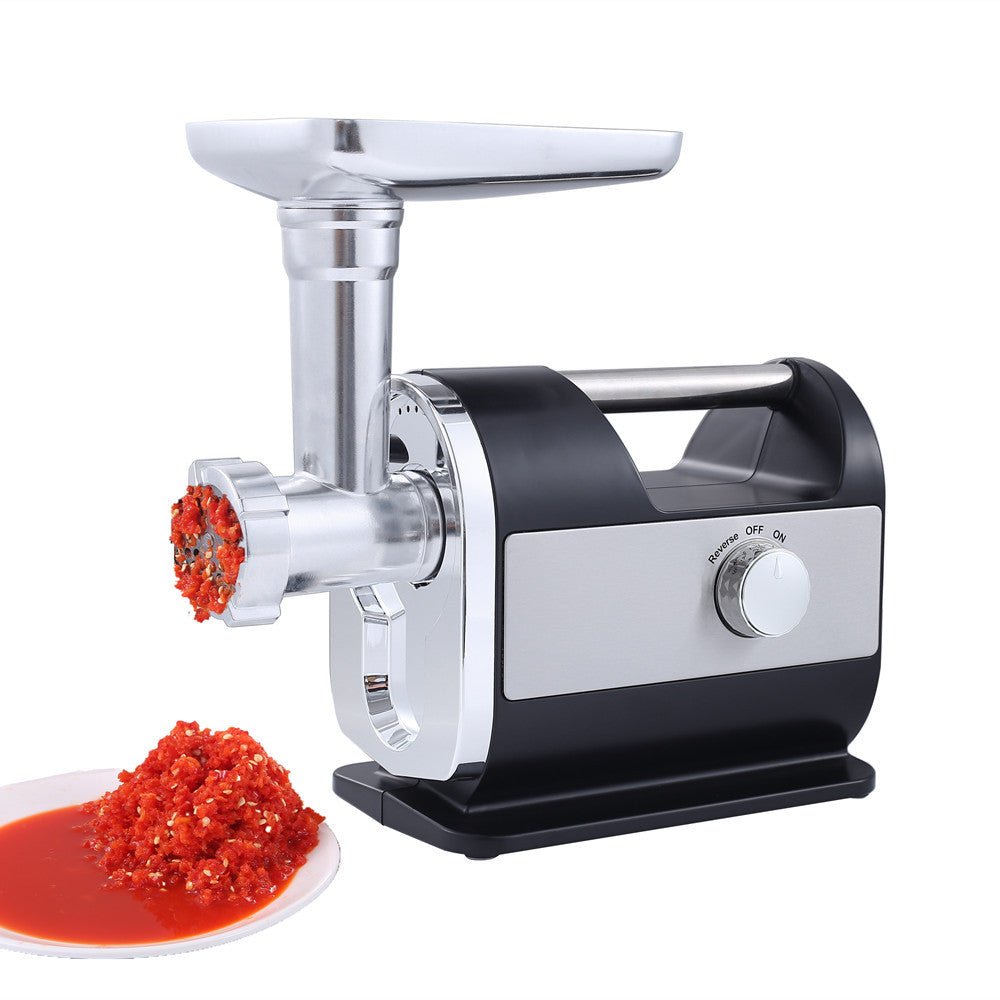 Hachoir Électrique Simple et Élégant pour Viande, Style Industriel Mat Noir - IVOIRART.COM