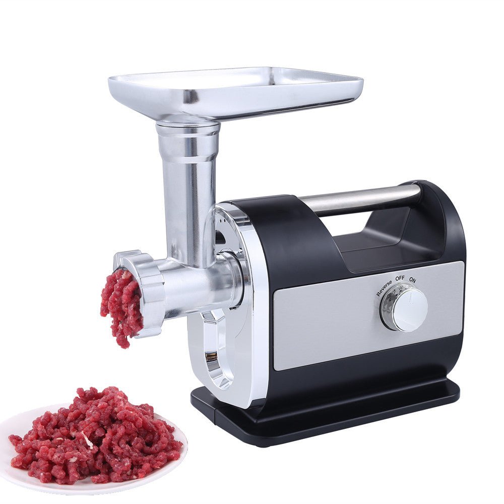 Hachoir Électrique Simple et Élégant pour Viande, Style Industriel Mat Noir - IVOIRART.COM