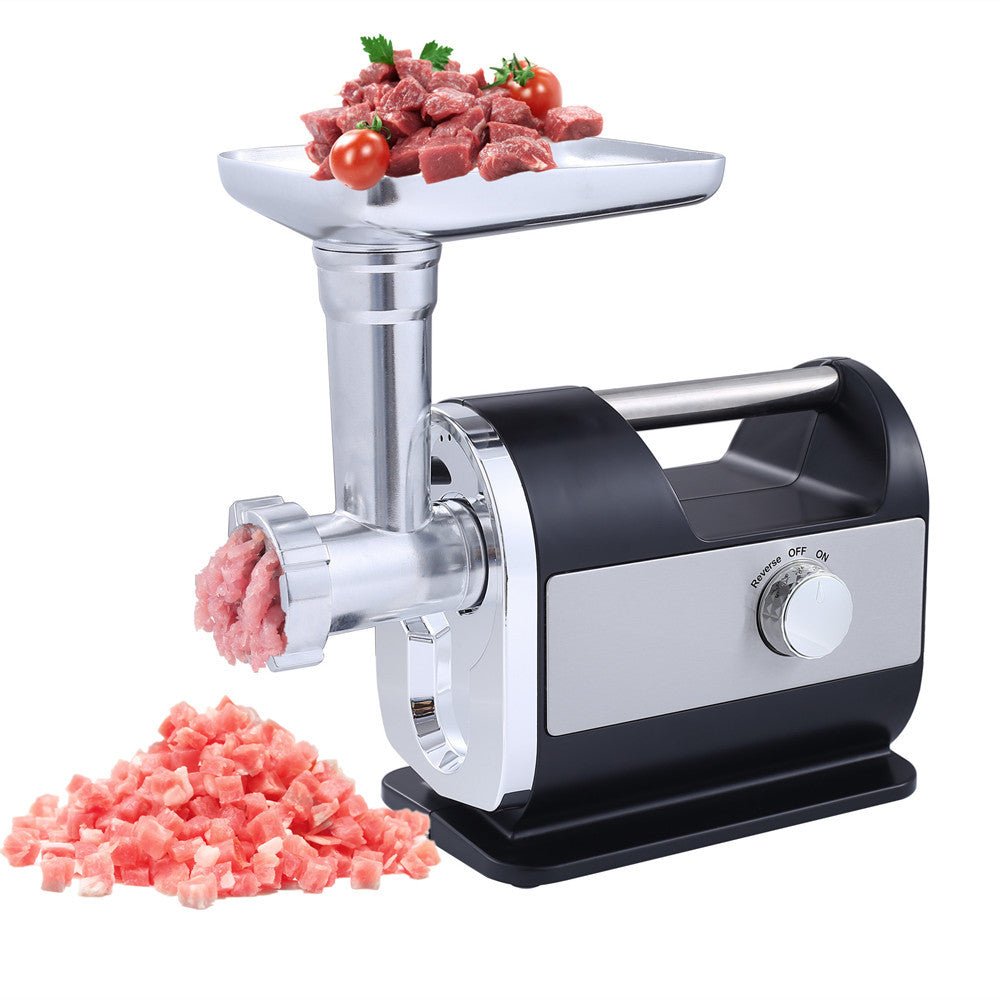 Hachoir Électrique Simple et Élégant pour Viande, Style Industriel Mat Noir - IVOIRART.COM