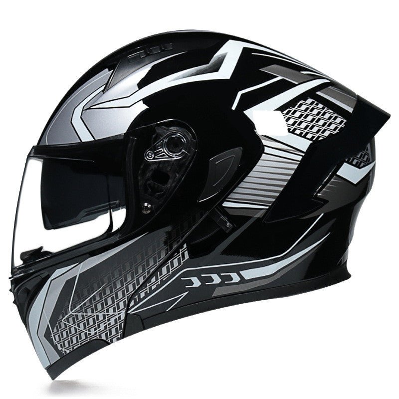 Half Helmet Helmet Personality Winter Locomotive Gray - IVOIRART.COM