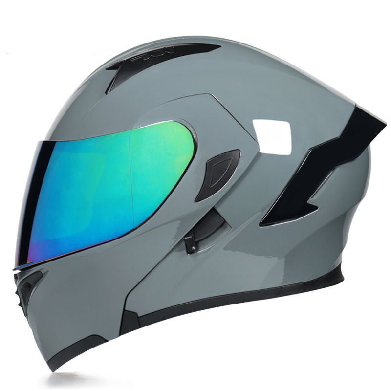 Half Helmet Helmet Personality Winter Locomotive Gray - IVOIRART.COM