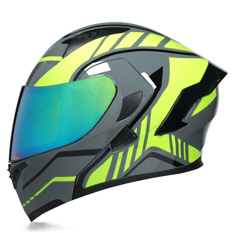 Half Helmet Helmet Personality Winter Locomotive Gray - IVOIRART.COM