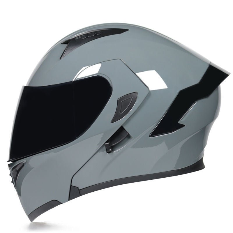 Half Helmet Helmet Personality Winter Locomotive Gray - IVOIRART.COM