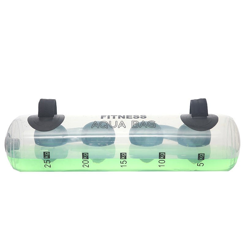 Haltère d'entraînement transparent cylindrique supportant le poids fitness 5-35 kg - IVOIRART.COM