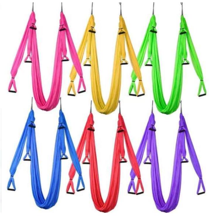 Hamac de Yoga Antigravité - Suspendu, Robuste et Multi-couleurs pour Fitness Aérien - IVOIRART.COM