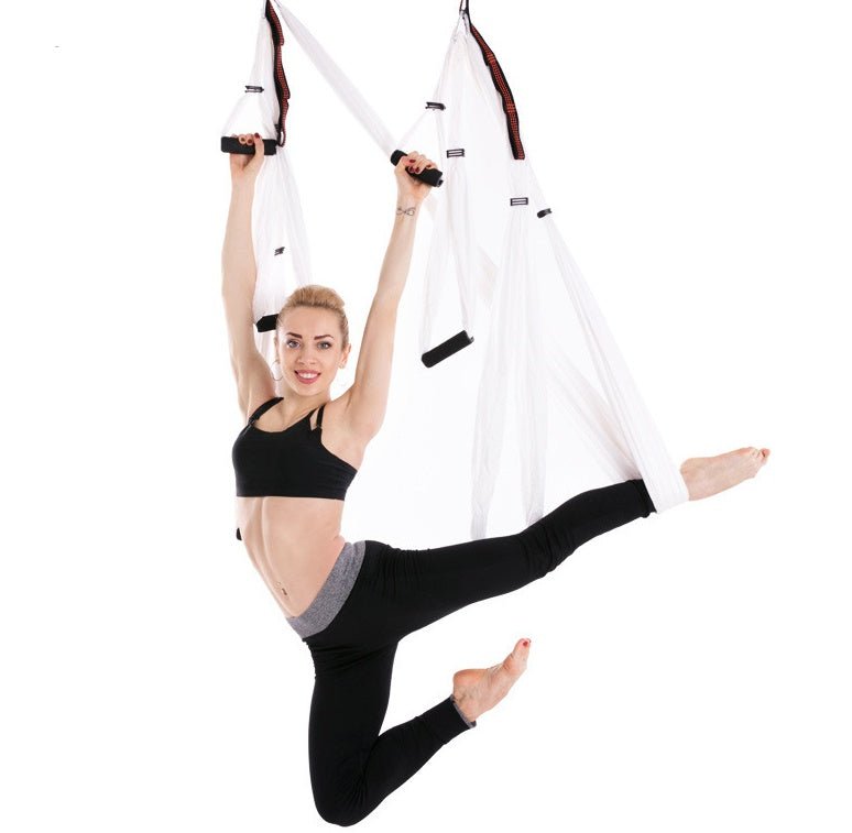 Hamac de Yoga Antigravité - Suspendu, Robuste et Multi-couleurs pour Fitness Aérien - IVOIRART.COM