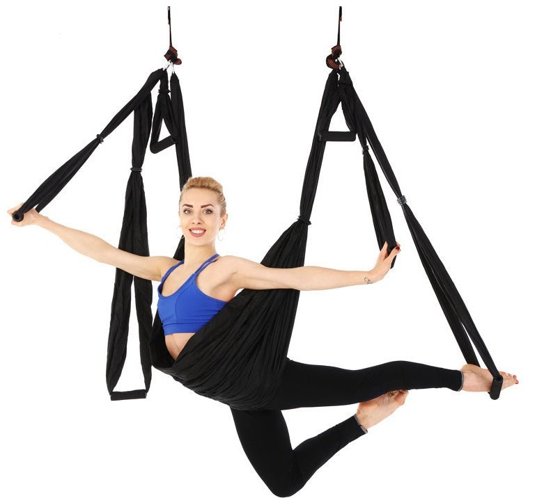 Hamac de Yoga Antigravité - Suspendu, Robuste et Multi-couleurs pour Fitness Aérien - IVOIRART.COM