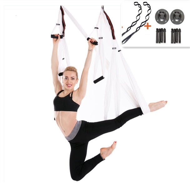 Hamac de Yoga Antigravité - Suspendu, Robuste et Multi-couleurs pour Fitness Aérien - IVOIRART.COM