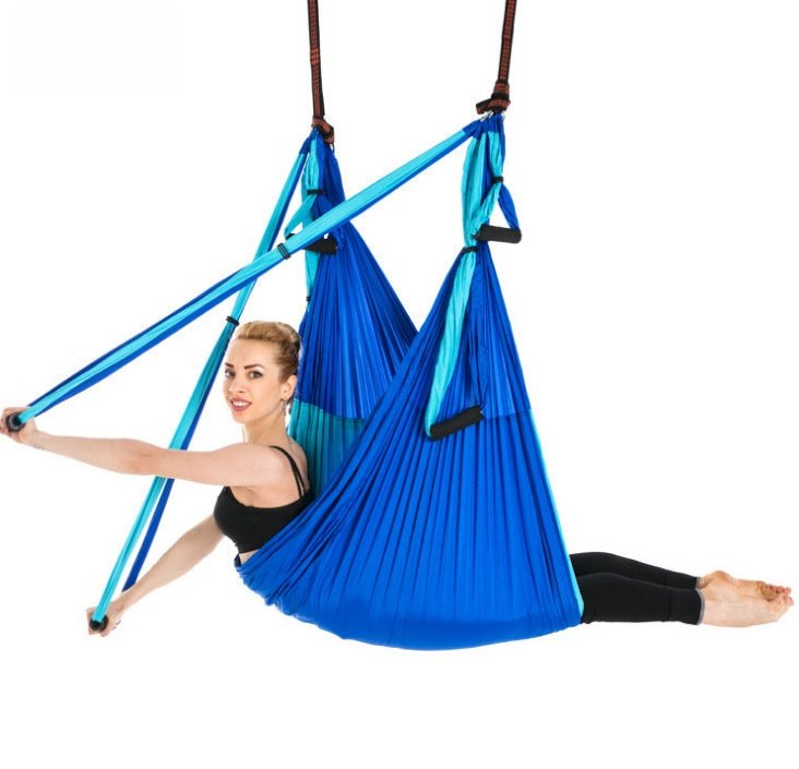 Hamac de Yoga Antigravité - Suspendu, Robuste et Multi-couleurs pour Fitness Aérien - IVOIRART.COM