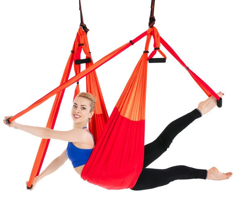 Hamac de Yoga Antigravité - Suspendu, Robuste et Multi-couleurs pour Fitness Aérien - IVOIRART.COM