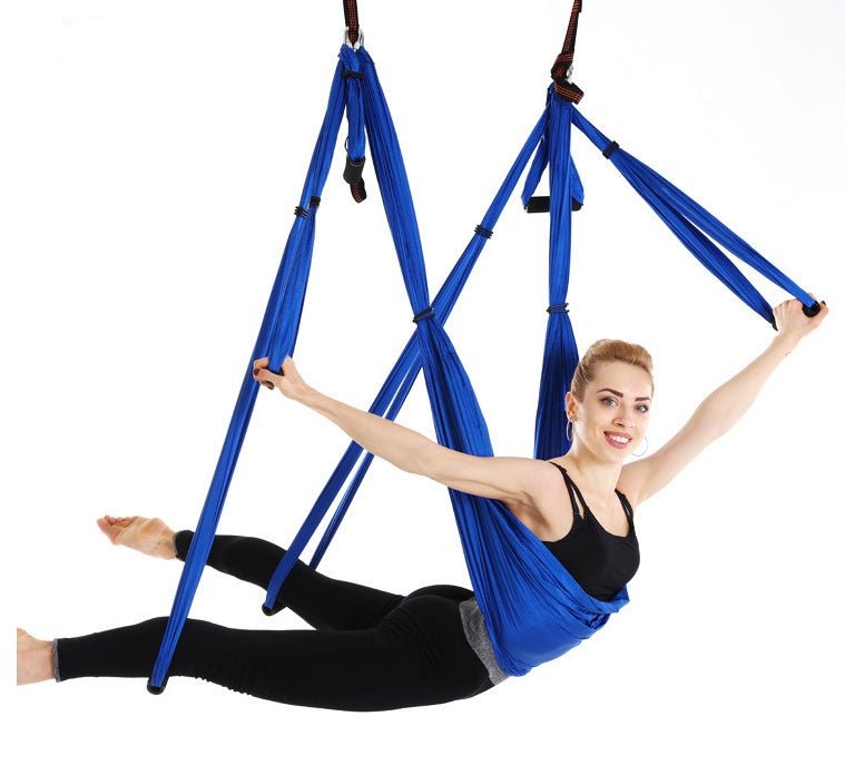 Hamac de Yoga Antigravité - Suspendu, Robuste et Multi-couleurs pour Fitness Aérien - IVOIRART.COM