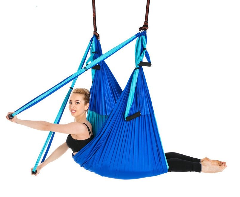 Hamac de Yoga Antigravité - Suspendu, Robuste et Multi-couleurs pour Fitness Aérien - IVOIRART.COM