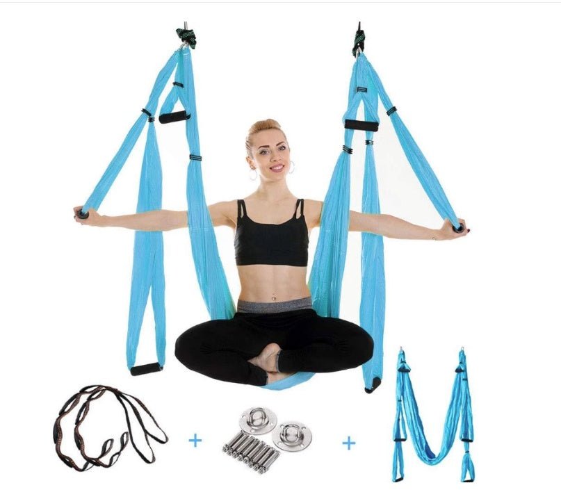 Hamac de Yoga Antigravité - Suspendu, Robuste et Multi-couleurs pour Fitness Aérien - IVOIRART.COM