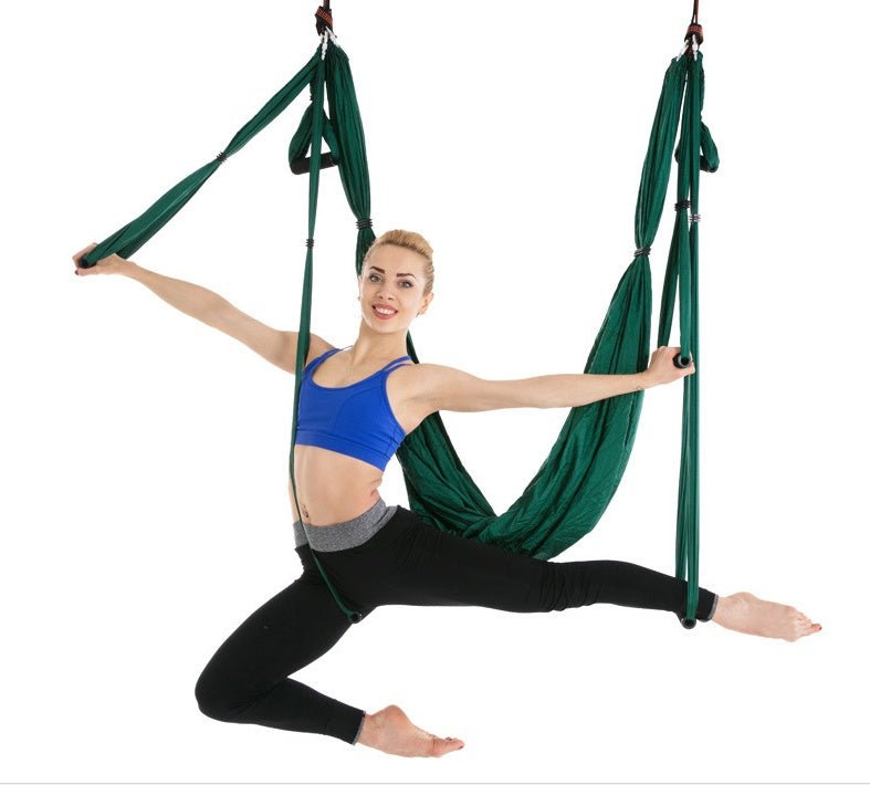 Hamac de Yoga Antigravité - Suspendu, Robuste et Multi-couleurs pour Fitness Aérien - IVOIRART.COM