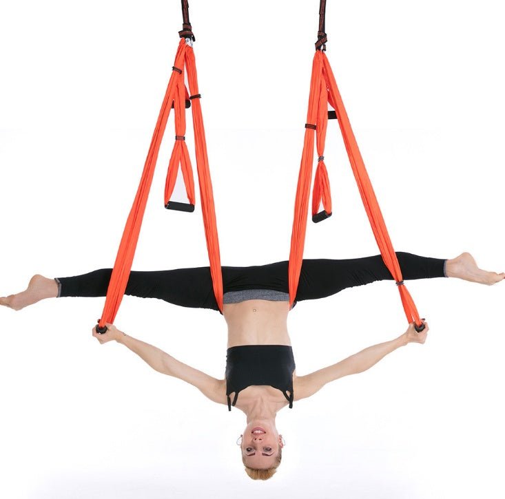 Hamac de Yoga Antigravité - Suspendu, Robuste et Multi-couleurs pour Fitness Aérien - IVOIRART.COM